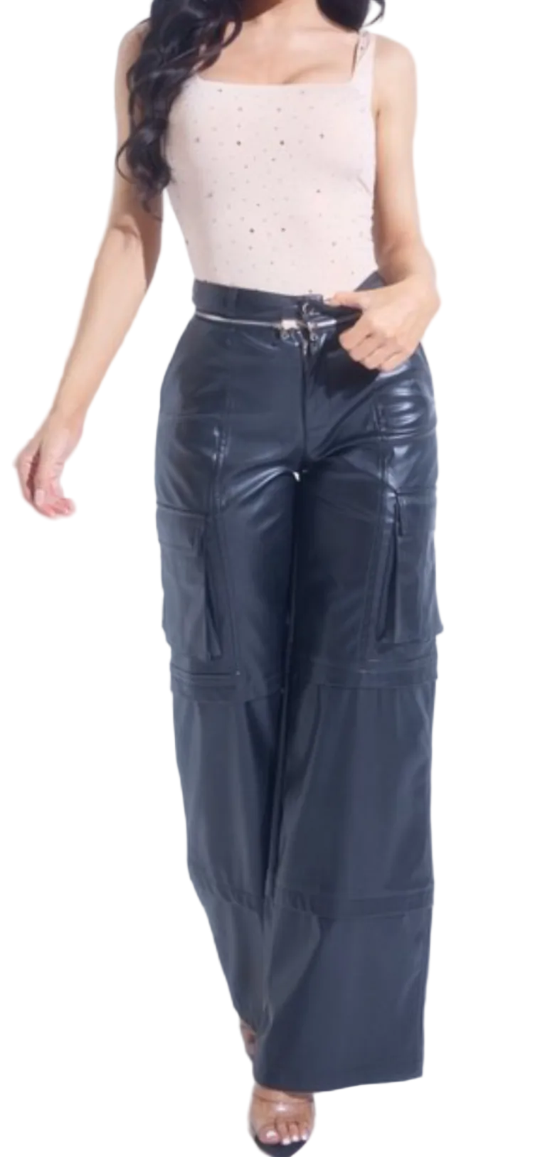 Molly Motor Faux leather Pants