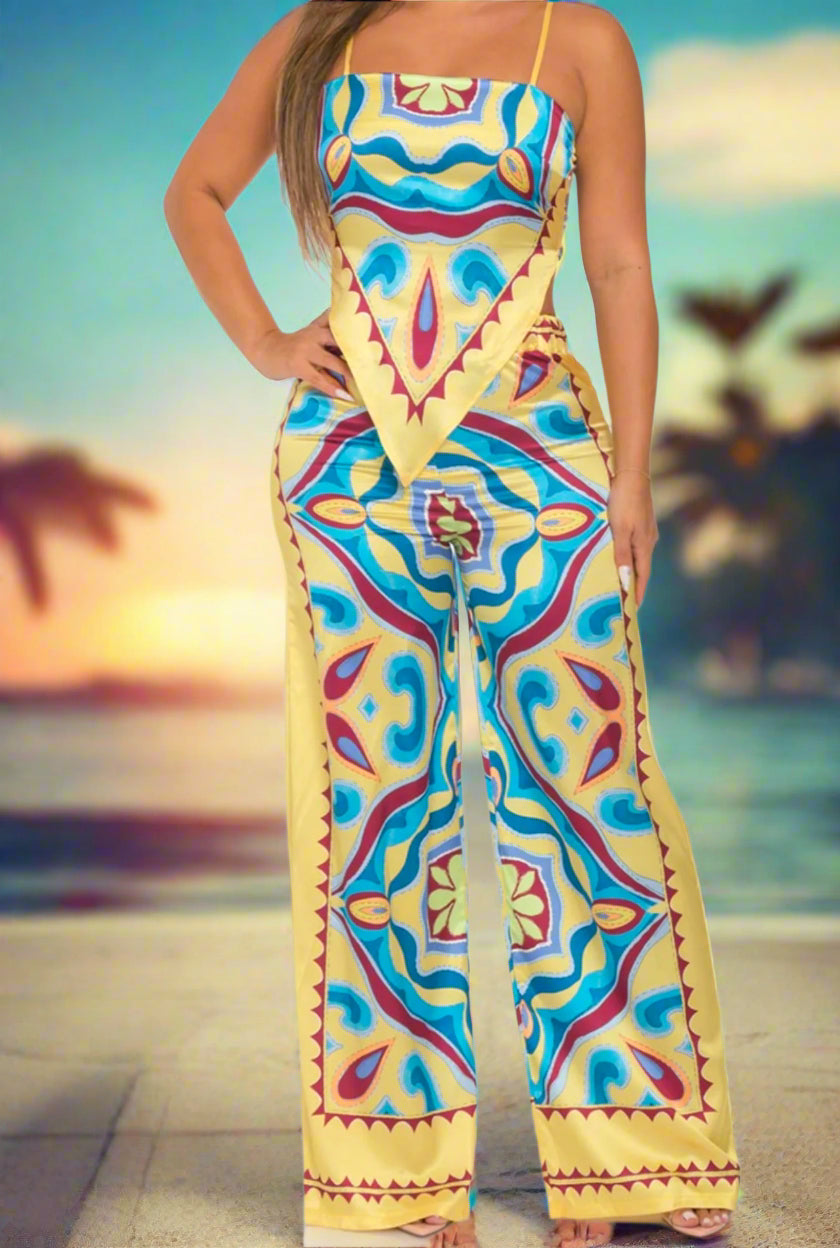 Sunset Blue Two piece Set