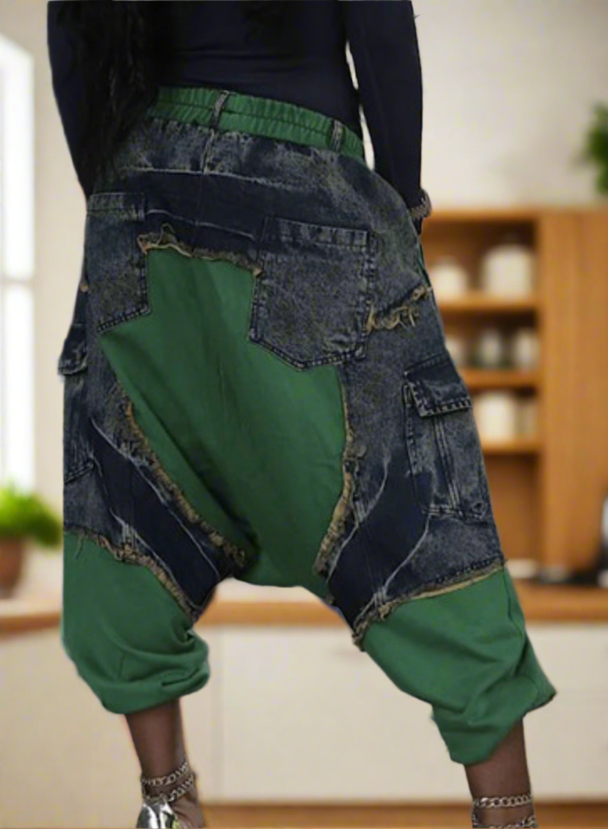 Trendy Jersey Denim Pants