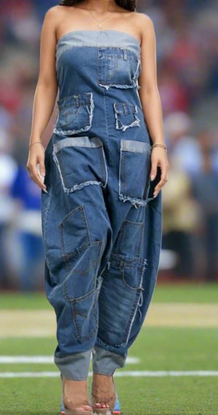 Wynter Denim One piece Jumpsuit