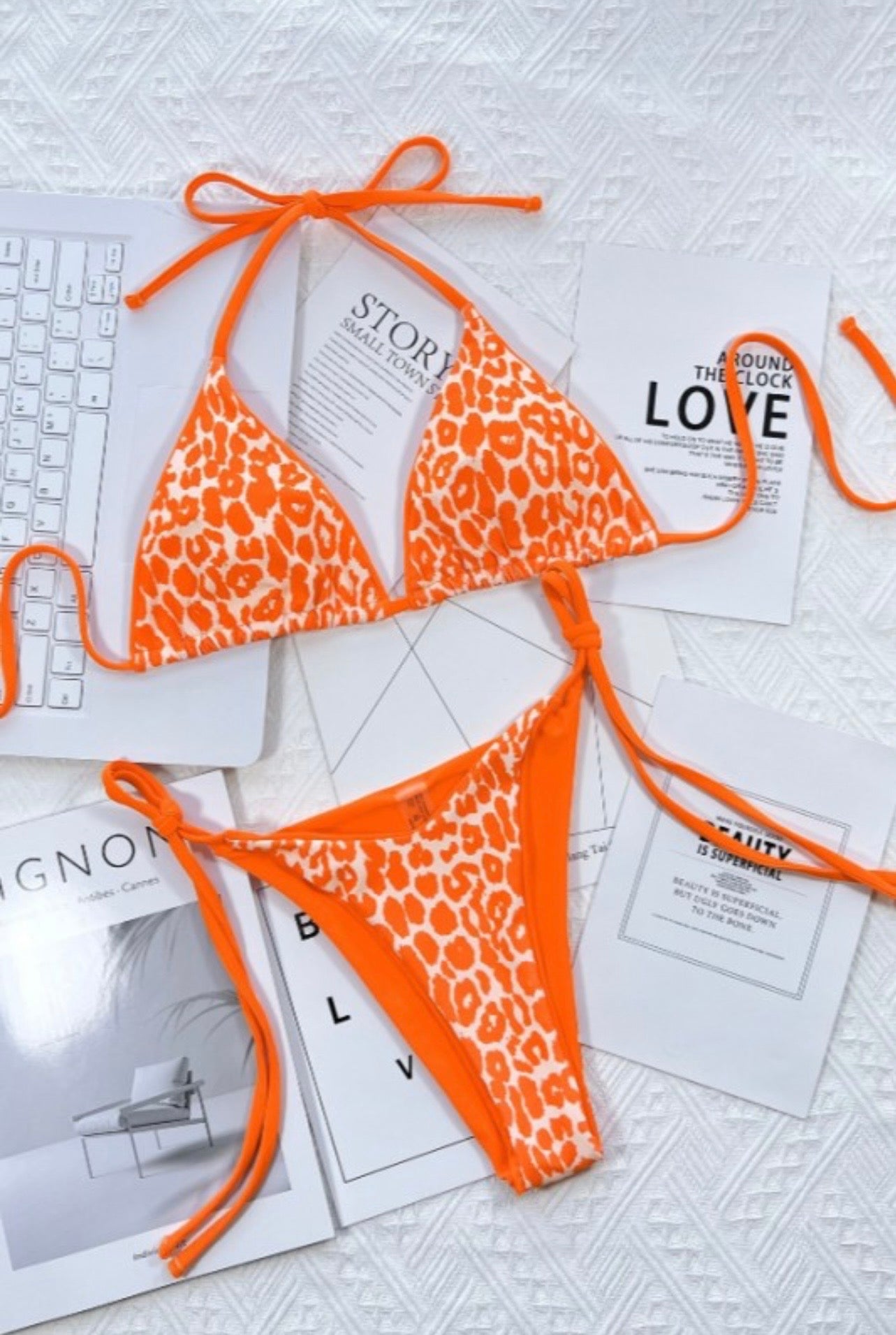 Wild at Heart two swimsuits