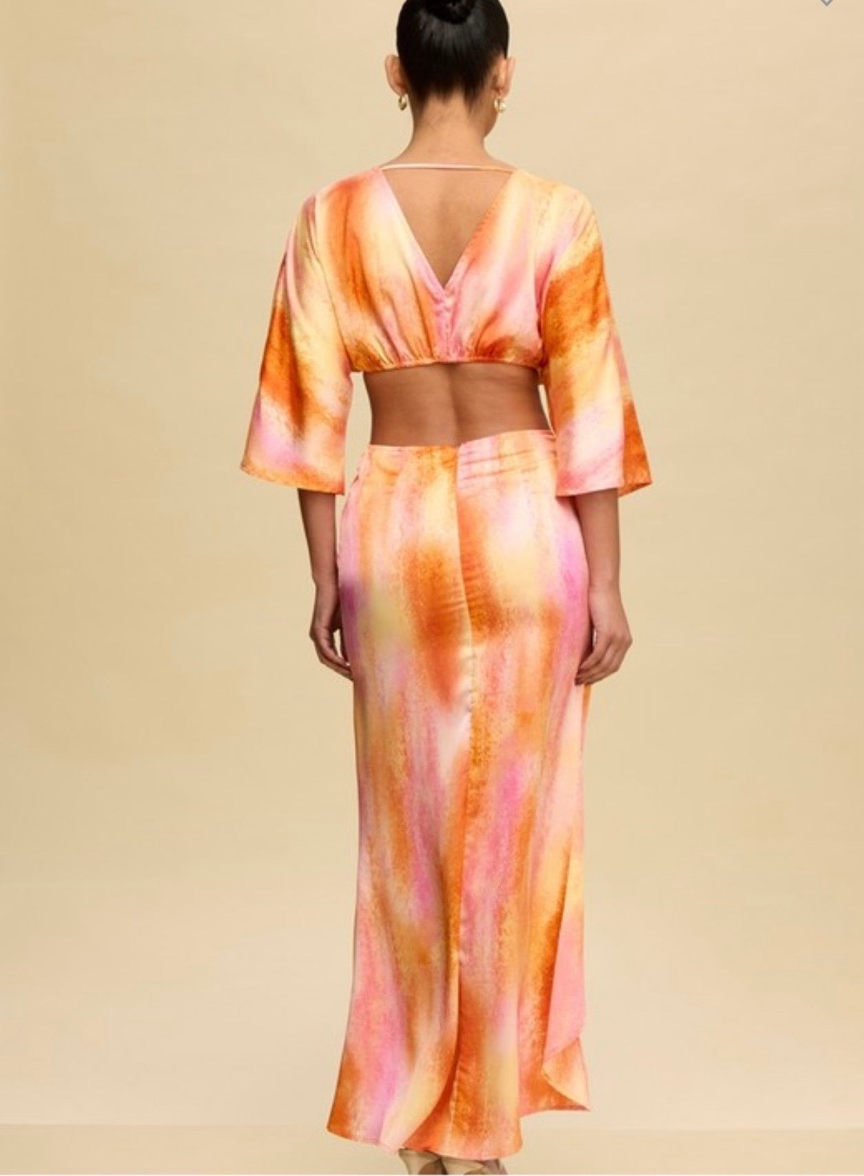 Sun Kiss Multicolored Maxi Dress