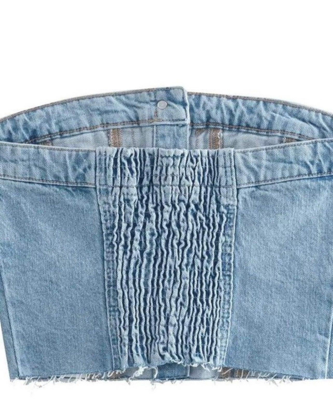 Tastie Denim Tube Top