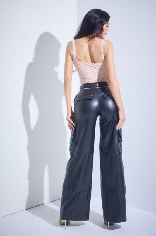 Molly Motor Faux leather Pants