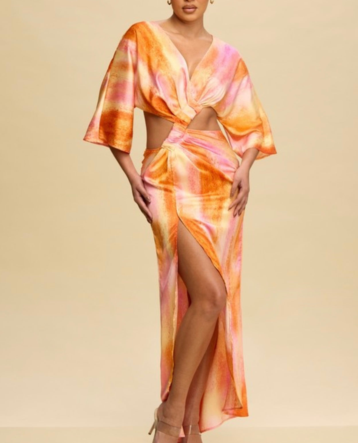 Sun Kiss Multicolored Maxi Dress