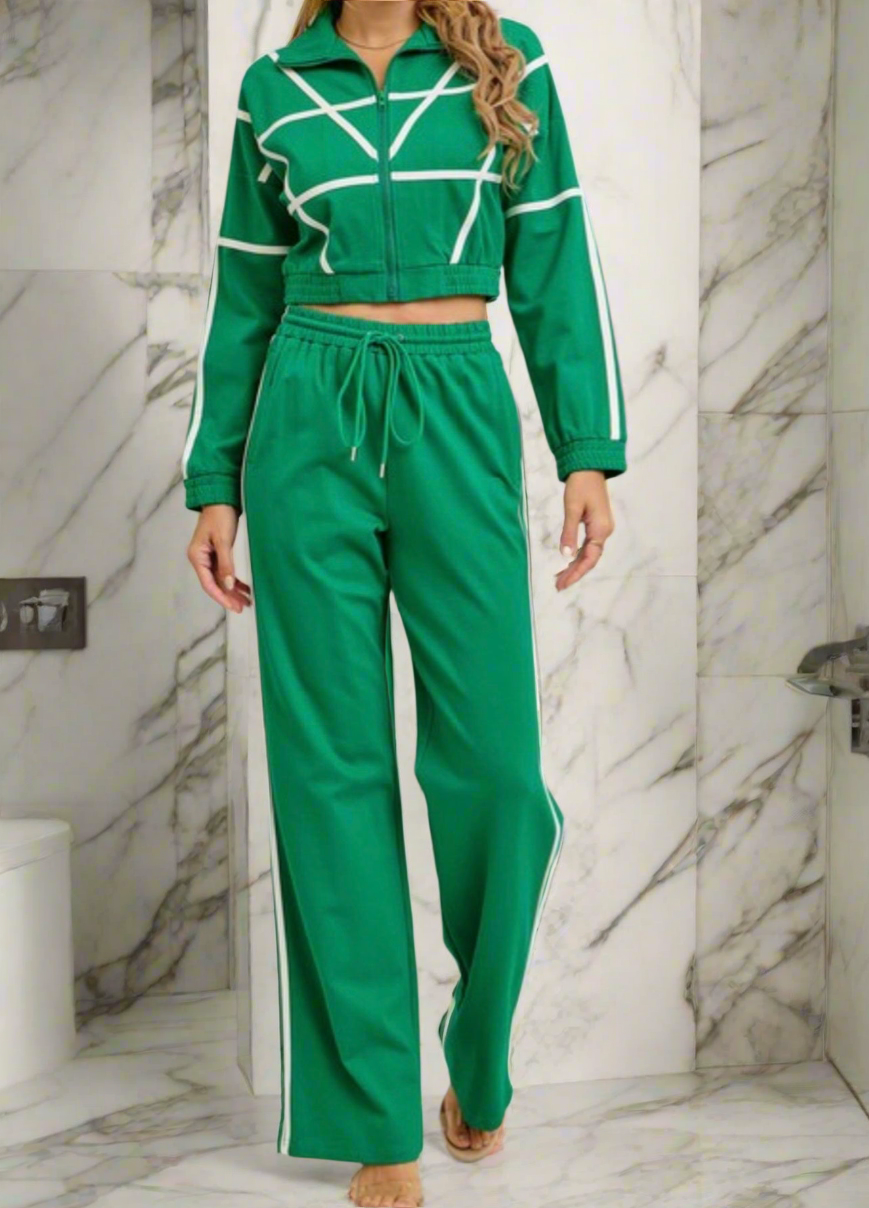 Money Long Green Sweatsuit