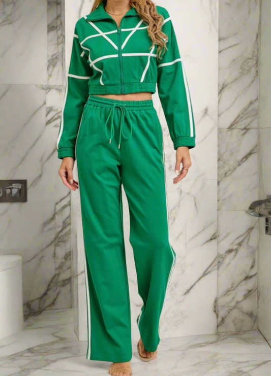 Money Long Green Sweatsuit