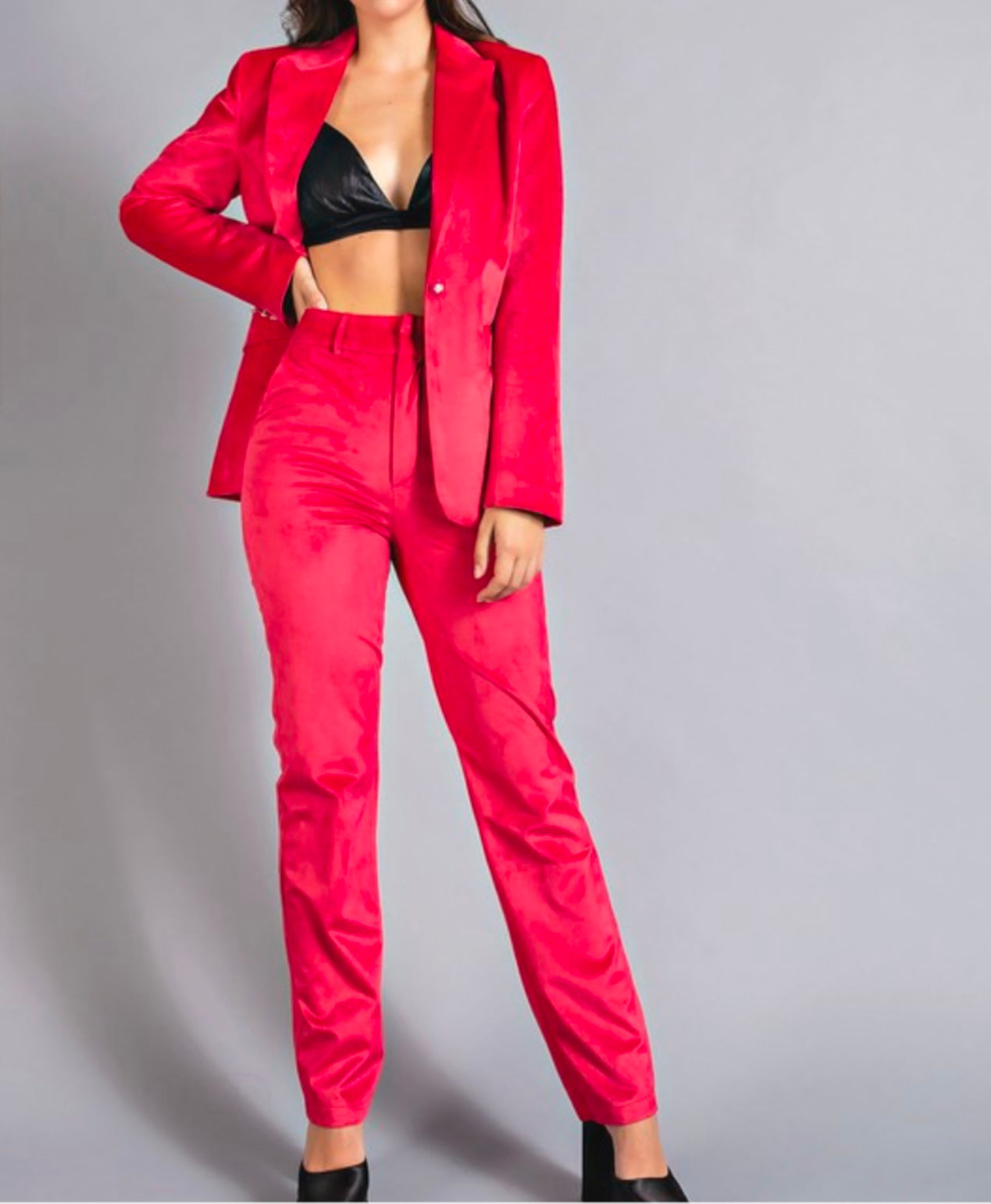 Redd Velvet Blazer