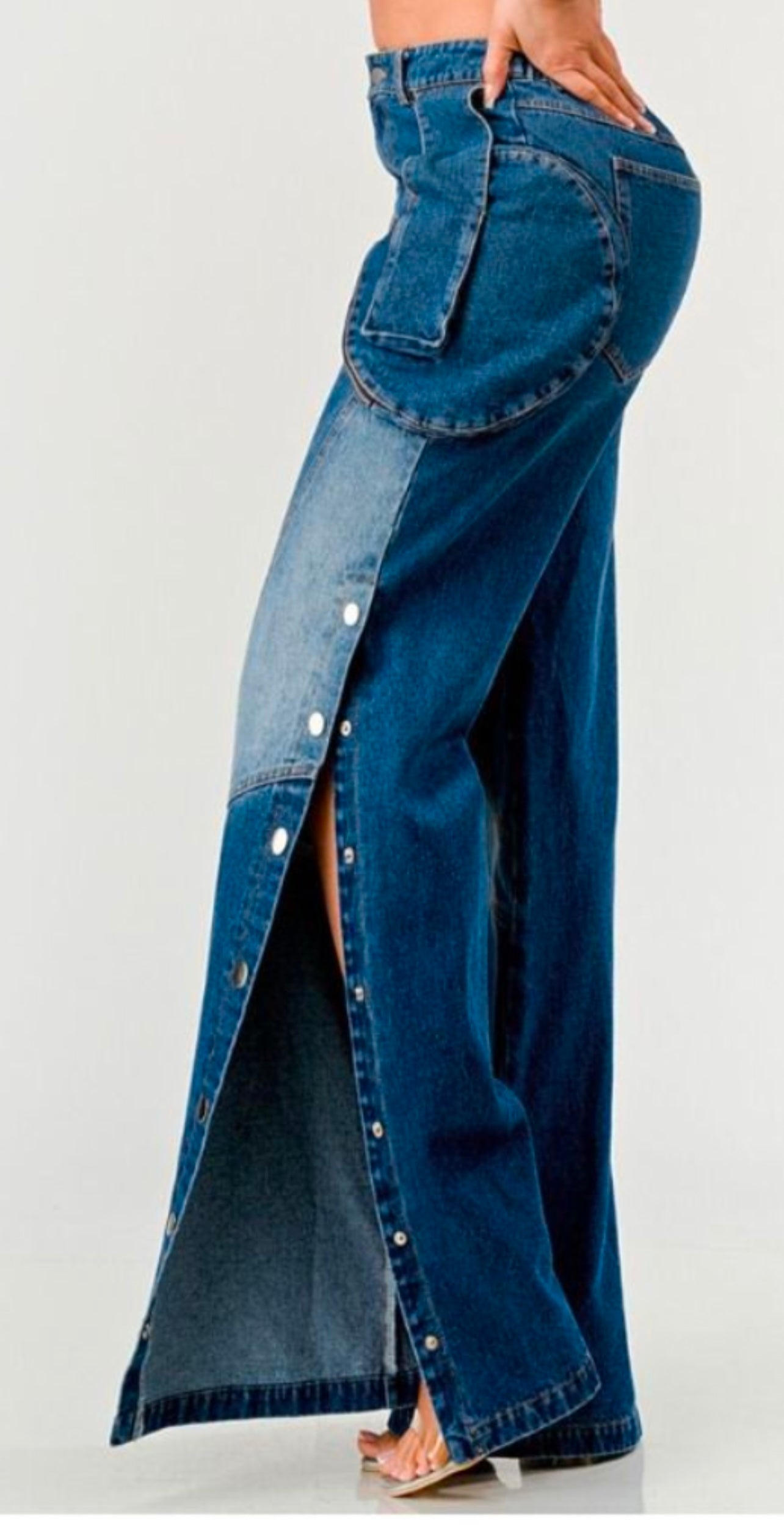 Keep it Snappy Denim Jeans