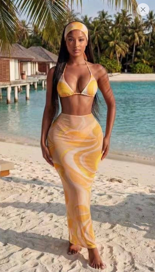 Three piece Sunkist Bikini