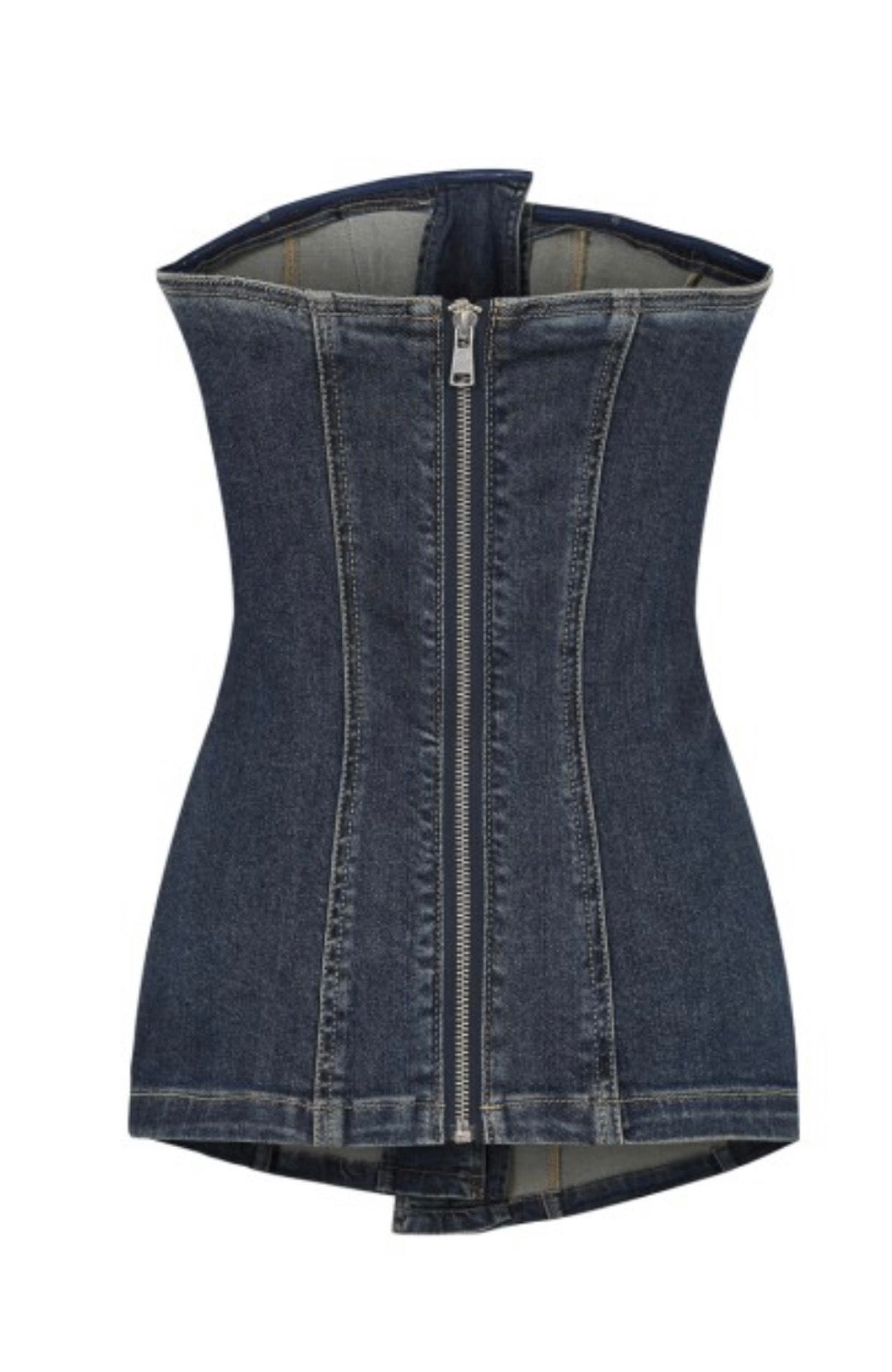 Canvas Denim Tube Top