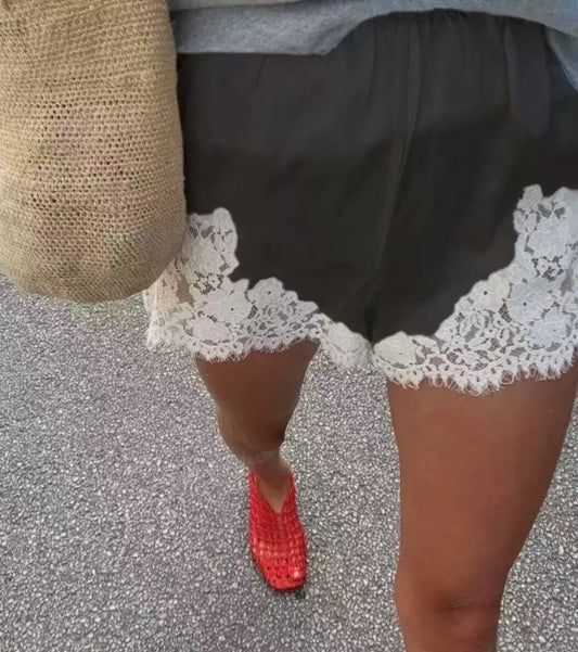 Stormy Nights Satin Shorts