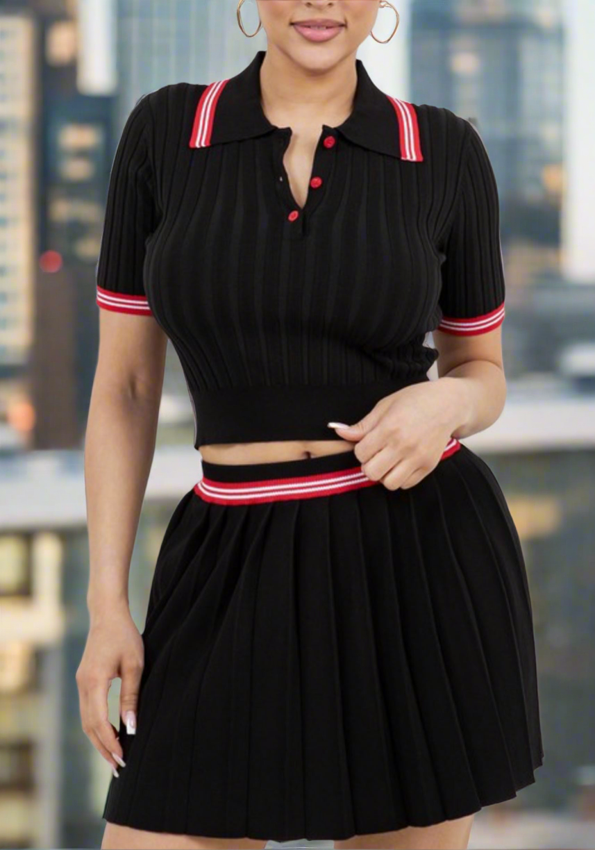 Chics and Chill Tennis Skirt Set