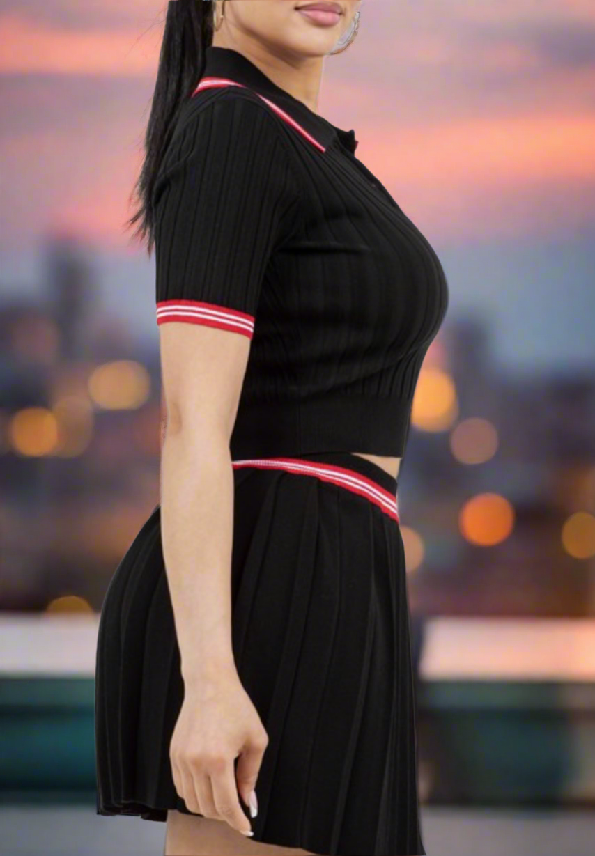 Chics and Chill Tennis Skirt Set