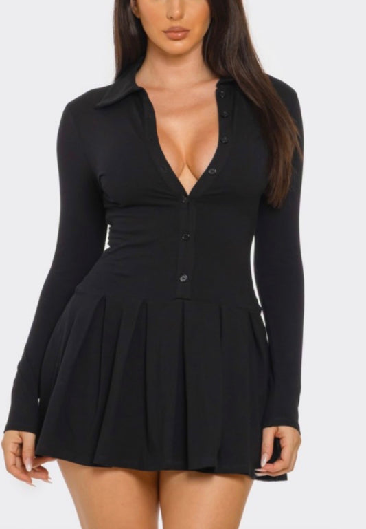 Taral Black Suit Dress