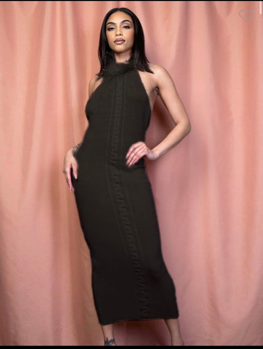 Black Feathers Dress